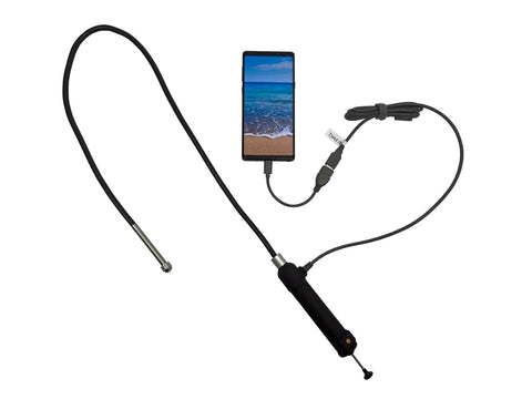 Grabber Borescope Retrieval Tool With USB HD Camera And LED Lights 4 Claw Pickup Detachable Magnet 8mm Probe Perfect For Tight Spots On iOS And Android