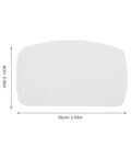 10Pk Self Adhesive Sneaker Heel Repair Patches, breathable mesh liner, 10cm x 6cm, ideal for running shoe heel support.