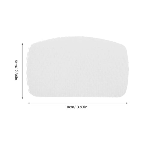 White Self Adhesive Sneaker Repair Patches For Fresh Kicks Instant Heel Hole Fix with dimensions 10cm x 6cm mesh patch.