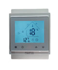Wi Fi Smart Thermostat For Electric Baseboard Heaters 120 240V With Pro Wall Plate And Fahrenheit LCD Display front view