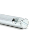Close-up of Heavy Duty Zinc Plated Cross Dowel Barrel Nuts Compatible With Ikea 121214 Furniture Hardware for assembly.