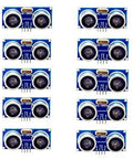 10-pack HC-SR04 Ultrasonic Range Finder Module for Arduino and DIY Builders HC SR04 Distance Sensor for Uno Mega R3 Nano Duemilanove
