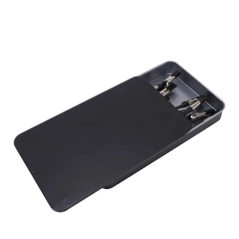 FTVOGUE Magnet Helping Hands Soldering Station Holder with 12 Flexible Clips in a sturdy black metal case.