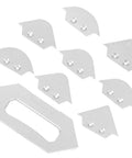 Pro-Grade Router Table Corner Radius Jig Set, Built Like a Tank Aluminum Alloy Profile Template Kit, R5 to R40 Precision Routing Radii, heavy-duty chamfer pieces