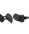 10 Pack RC Boat Propellers For High Speed Brushless Boats Replacement Propeller Set shown in durable plastic with two propellers displayed