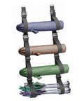 Heavy Duty Adjustable Wall Storage Straps For Garage Organization Rock Solid Wall Mount System To Hold Tools And Equipment Zero Sweat Setup, showcasing stored camping chairs.