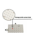 2 Axis Moving Table For Laser Marking And Engraving Machine with honeycomb screw holes, Aluminum Alloy, 10 Kg Capacity, detail view