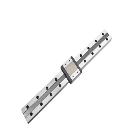 High Precision Miniature Linear Guide Rail Kit With MGN7C Slider Block And 350mm Pre Drilled Support For Smooth Motion Projects And DIY Builds, silver rail