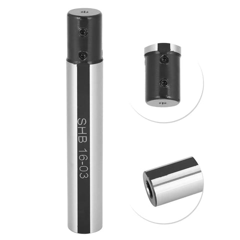 Heavy Duty CNC Tungsten Steel Boring Bar for Lathe Inner Diameter Machining, 3mm Clamping Diameter, showing smooth finish and details