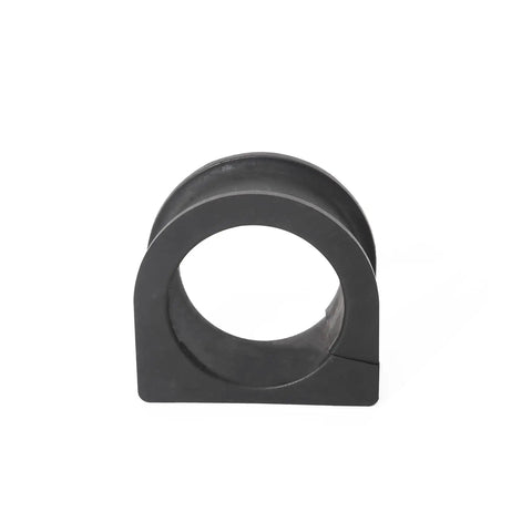 Front view of a Durable Black Steering Rack And Pinion Bushing For Toyota Tacoma 1995 2004 Tundra 2000 2006 Sequoia 2001 2006 And 4Runner 1996 2002 One Piece For Tight Steering And Reduced Play In Your Ride.