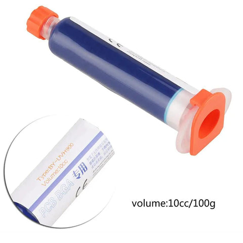 No Clean Soldering Insulating Protective Coating Liquid Paste Light Activated For PCB And BGA Board Repair 10cc tube