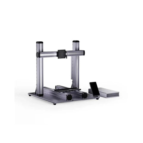 Quick Change Accessory For 3D Printers No Sweat Module Swap Mount Compatible With Snapmaker A350 A250 F350 steel bracket base with smooth precision design.