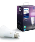 White And Color Ambiance A19 60W Equivalent Dimmable LED Smart Bulb With 16 Million Colors Dope Lighting Vibes Voice Control displayed with box