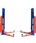Heavy Duty Two Post Car Lift 11000 Lbs Hydraulic Auto Hoist Garage Shop Gear with 5000 kg capacity and sturdy steel build.