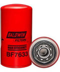 Red Beefy Heavy Duty Diesel Fuel Spin On Filter Compatible With BF7633 Made In USA Replacement For Trucks And Off Road Rigs