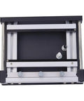 Top view of Manual SMT Solder Paste Printing Table With Steel Mesh, showing adjustable metal frame and black platform detail.