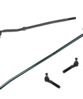 4 Piece Tie Rod End Drag Link Kit Inner Outer Left Right LH RH For Ram 1500 2500 4WD Dodge Trucks Front Steering Replacement Beefed Up OE Style Durable Ball Joints Includes LH RH For Inner And Outer Ends Easy Install, front steering parts on white