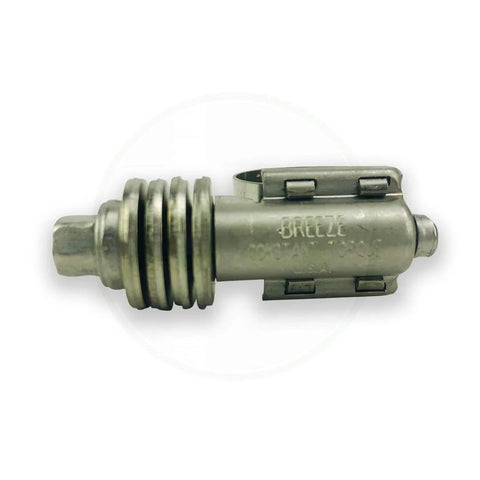 Breeze CT-9410 Aero-Seal constant-torque liner clamp with stainless screw, metal body, fits 9/16–1-1/16 in diameter
