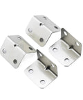 Heavy duty 90 degree angle plate joining connector for metal frames, solid steel construction, built to last, right angle bracket