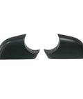 Level Up Your Wheels With These Tank Ready Side Rearview Mirror Caps For Tesla Model 3 2017 To 2022 Slick Waterproof Abs Trim Drops In Tight Left Right, black ABS mirror caps.