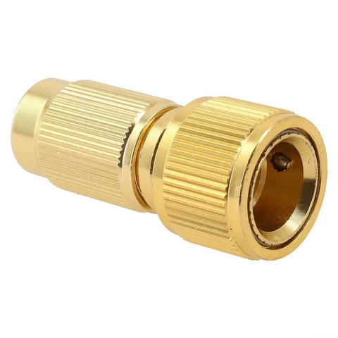 Heavy Duty Brass Quick Coupling Connectors For Garden Misting And Car Wash Expandable Water Hose Repair Kit With Durable Adapter Fittings, brass hose connector