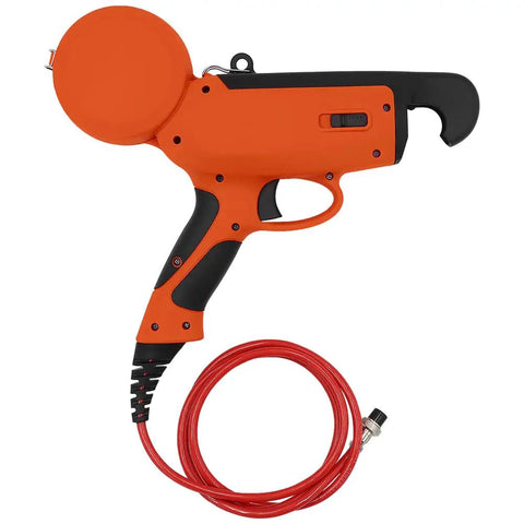 No Sweat Battery Powered Electric Plant Twist Tie Machine For Rapid Trellising And Crop Training Heavy Duty Hand Held Grower Tool For Vineyards Easy On Wrists Runs Smooth With Biodegradable Paper Ties
