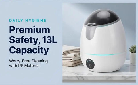 Level Up Your Laundry Routine With This Lowkey Essential 13L Mini Underwear Washing Machine For Socks And Baby Garments Hygienic Desk Sanitary Spin Dryer Safe Gentle Touch Zero Hassle on a countertop with towels.
