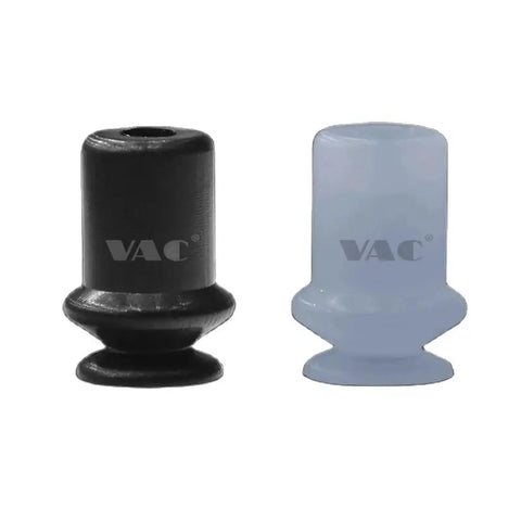 1Pcs Mini Industrial Vacuum Suction Cup Nozzle ZP-06UN Pneumatic Manipulator Sucker For Automation Grippers And Handling Systems. Two suction cups in black and transparent, ideal for precision picking.