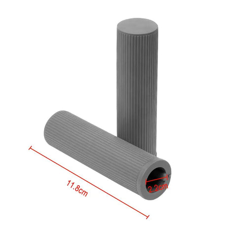 Anti-Slip Rubber Handlebar Grip Set For Mi4 Pro Electric Scooter Light Gray, Easy Install Non-Slip Handlebars Sleeve, 11.8cm