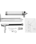Heavy Duty Manual Loading Paste Pump With 15 Inch Handle And Stable Aluminum L Base For Thick Liquids, Quick Clean Mechanism, Wobble Free Transfer Tool For Home Or Shop Jobs parts and assembly instructions.