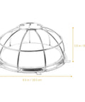 Built Like A Truck Fire Sprinkler Guard Screw Type Cage Cover Replacement For Upright Pendant And Horizontal Heads, silver steel.