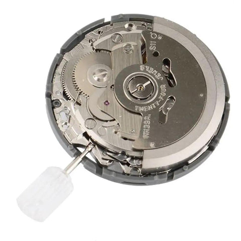 Nh39a Fully Automatic Mechanical Watch Movement Replacement With Calendar High Precision Durable Metal Construction Spare Part Kit Includes Steel Stem