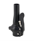 Beefy Aluminum BMX Conversion Stem Adapter For Folding Bikes And Folding Electric Bikes, 125mm Length, 28.6mm Clamp, Black Frost Finish