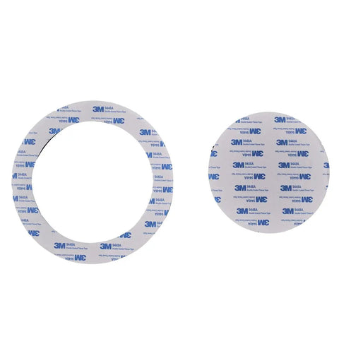 Top Shelf 6.5 Inch Speaker Foam Rings For Car Doors - two adhesive foam gasket rings for improved acoustic performance.