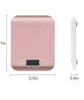 Digital Shipping Scale With Stainless Steel Panel, Accurate Portable Postal Scale For Packages, 7.1x5.5x0.6 inches