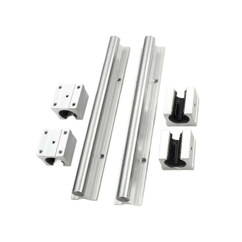Premium High Precision Linear Guide Rail Kit With Heavy Duty SBR30 Shafts And Smooth Sliding Ball Bearing Blocks For 3D Printers Cnc Machines Perfect Fit For Build Projects Up To Meters Long, SBR30 rails and blocks shown