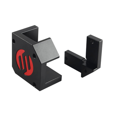 3D Printer Right Angle Tool And Corner Bracket For 2020 Aluminum Extrusion, black anodized metal, for V Slot Profile Installation.
