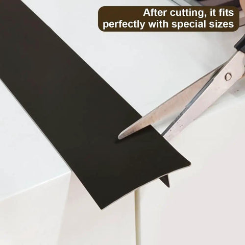 Scissors cutting Silicone Kitchen Gap Covers For Stove And Counter Anti Slip Non Tacky Gap Fillers That Seal Spills