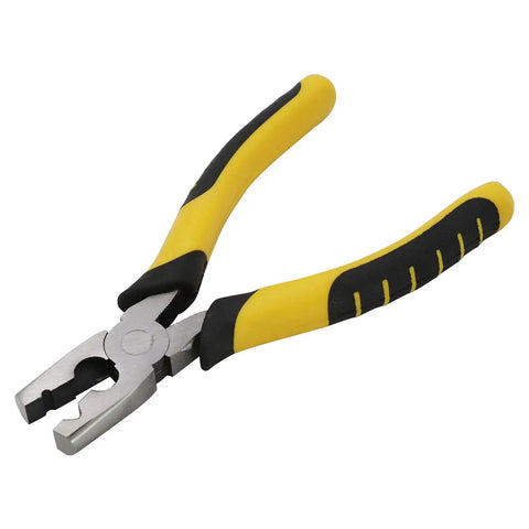 Yellow and black pliers from DIY Cage Fastening Kit With 600 Wire Cage Buckle Clips And Pliers Easy To Install Ferrule Clips For Pet Cages