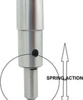 MT2 Shank Spring Center Tap Guide Tool For Aligning Taps On Lathe Mill Jig Bore with spring action detail shown