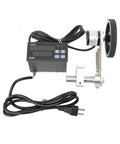 High Performance Digital Length Meter And Mechanical Length Counter For Cloth And Textiles With Quick Cooling Vents and ultra smooth finish, showing digital display and sensor wheel.