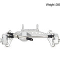 Beefed-Up 1 By 10 RC Portal Axle Set With BTA Servo Mount For Capra 1.9 UTB LCG Cheater Rig, CNC Aluminum, Front View