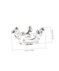 60 Pcs Crown Charms For Jewelry Making Tiara Pendants Alloy Crowns Beads Ideal For Earrings Bracelets Key Rings And DIY Craft Projects Vintage Crown Shaped Beads For Every Accessory, silver crown charm with dimensions 1.30x1.30x0.60 cm
