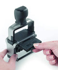 Heavy Duty Self Inking Date Stamp Built Tough For Busy Shops And Stores Runs Smooth With Zero Mess covers ten year range shown in use.