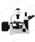 100X-400X Inverted Fluorescence Microscope With Trinocular Head And Dual Illumination Pro-Grade Lab Microscope For Biological Imaging And Cellular Work HM FM03030303, side view