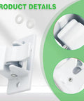 RV Awning Mounting Bracket Replacement Set for Bottom Arm, Heavy Duty Steel and Aluminum Construction, product details view
