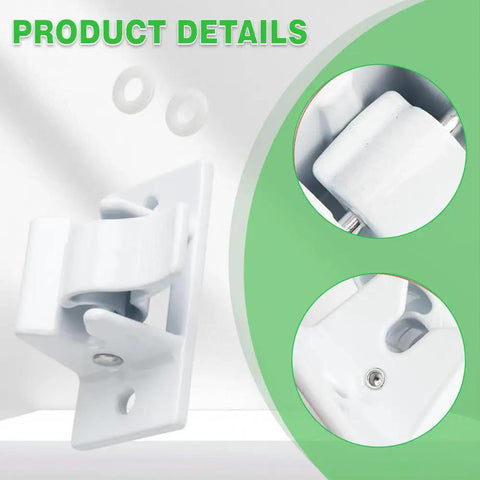RV Awning Mounting Bracket Replacement Set for Bottom Arm, Heavy Duty Steel and Aluminum Construction, product details view