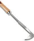 Adjustable Long Handle Scythe Weeding Tool For Clearing Bushes And Vines In Yard And Fields Natural Wood Handle 13 Inch Blade Easy Cut