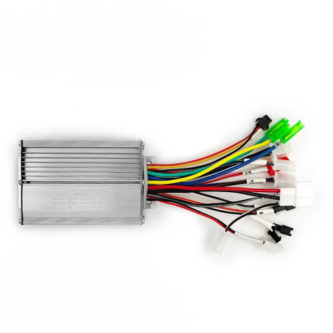 Plug And Play Slick Design 24V 36V 48V 350W Brushless Hub Motor Controller Square Wave Driver for ebike with multiple wires.