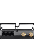 Back view of Power Strip Surge Protector With 12 Outlets and 10 Ft Flat Plug Heavy Duty Extension Cord for Home Office Travel Desktop Computer